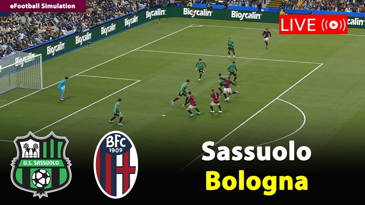 🔴IN DIRETTA- Sassuolo vs Bologna | Serie A 2025/26 | eFootball PES21 Simulation