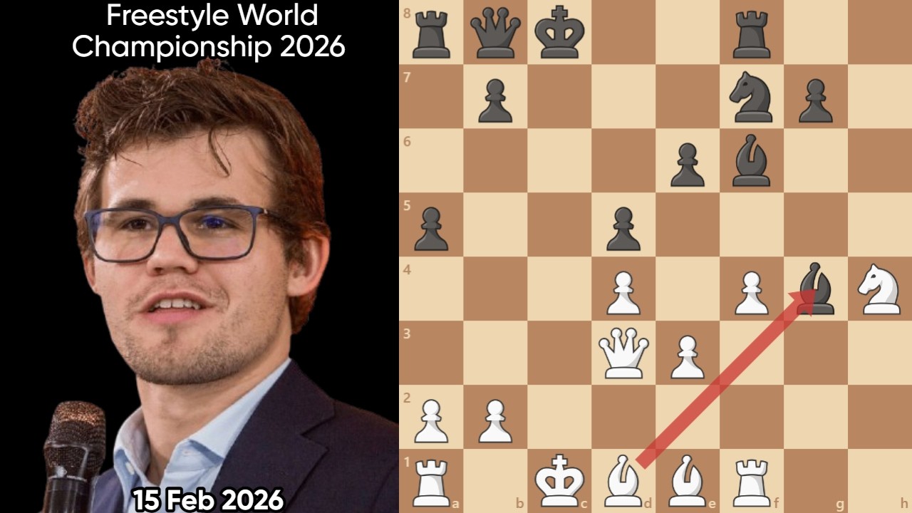 Fabiano Caruana vs Magnus Carlsen | FIDE Freestyle Chess World Championship 2026 | Round-2.1