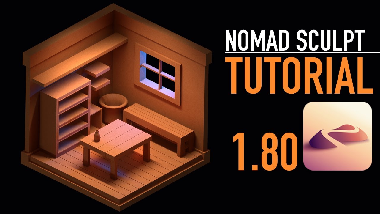 EASY Hard Surface Room: Nomad Sculpt 1.80 Tutorial Ongoing!