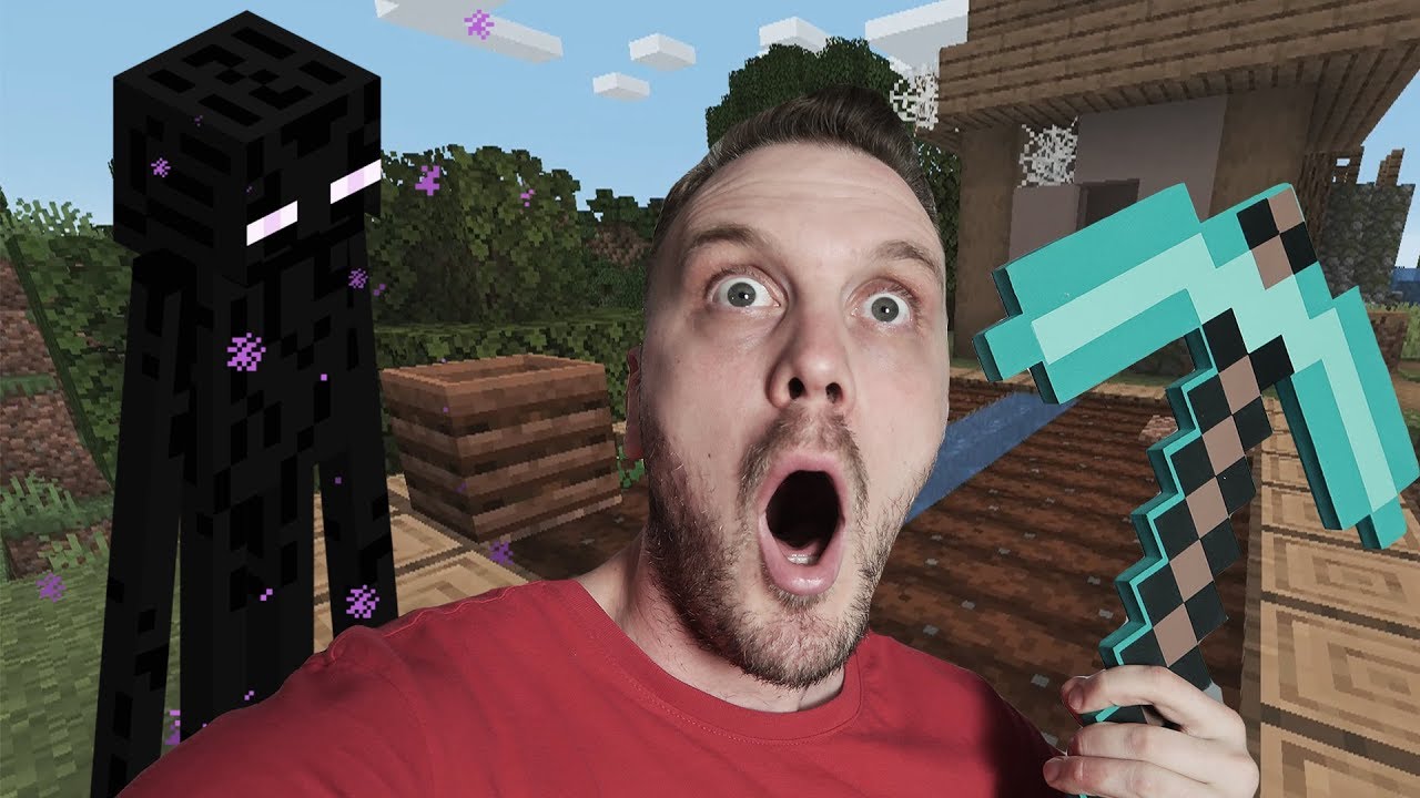 MINECRAFT PREŽIVLJAVANJE- Na&scaron;ao prvo selo i u njemu Endermana