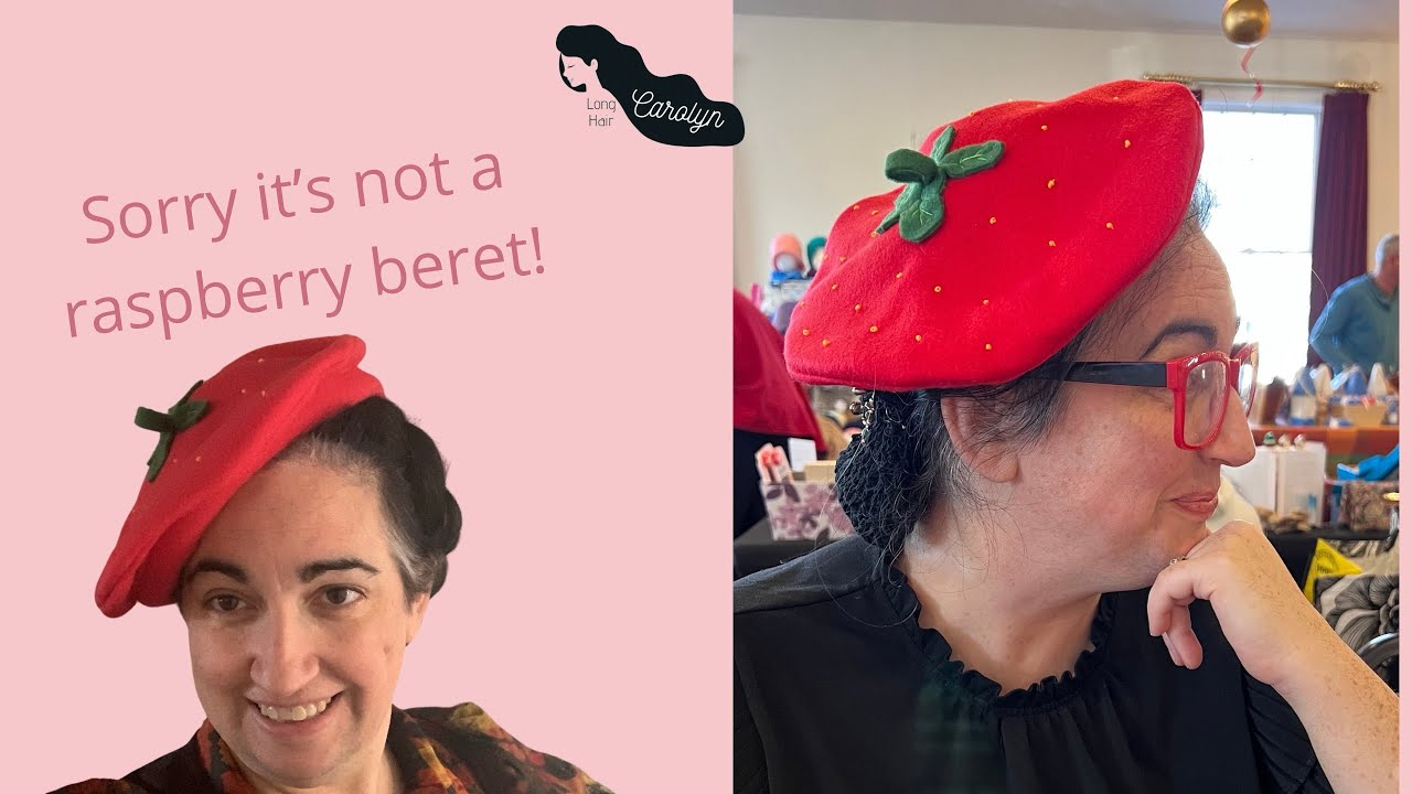 Beret Styles￼ - vintage styles with a whimsical strawberry beret
