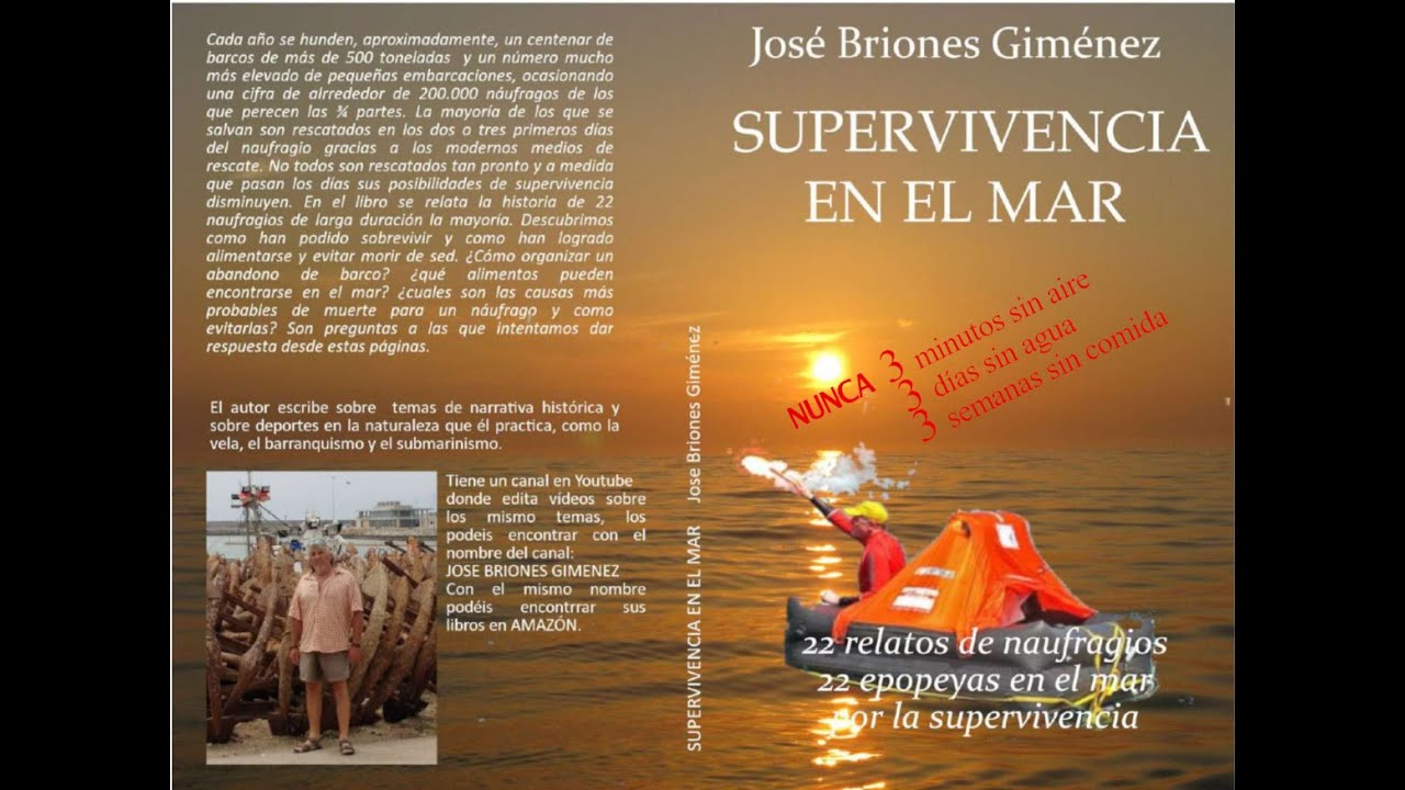 Supervivencia extrema en el mar, claves para sobrevivir  en una balsa. Video 1 de 2.