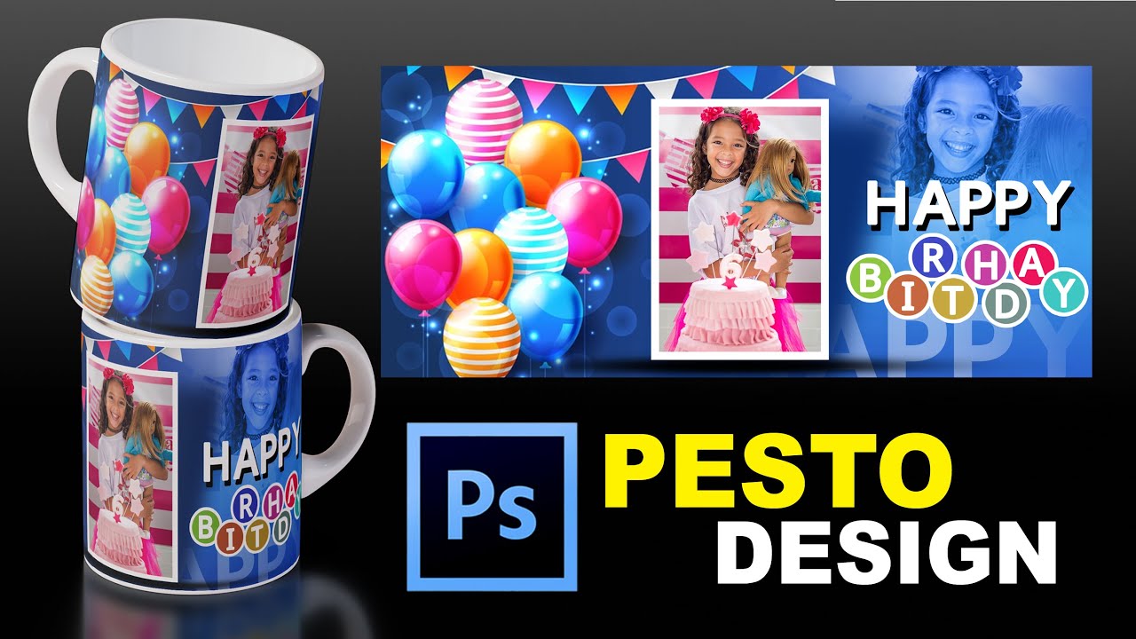 How to Design a Coffee Mug in Photoshop |40|