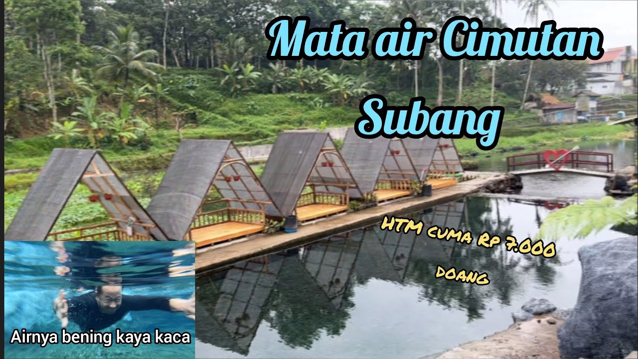 Mata air terjernih yang pernah kita kunjungi (Mata Air Cimutan Subang)