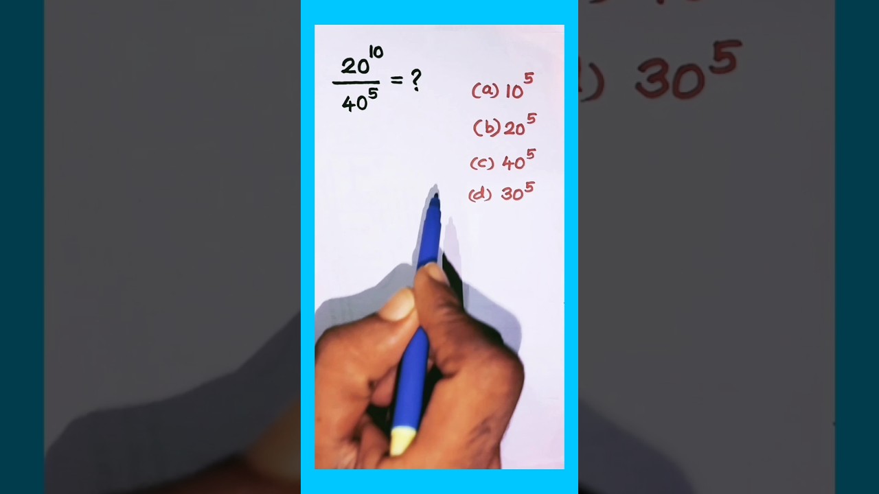 A math olymbiad exponent question #maths #exponents #olympiadmaths #rrb #ssc #tnpsc