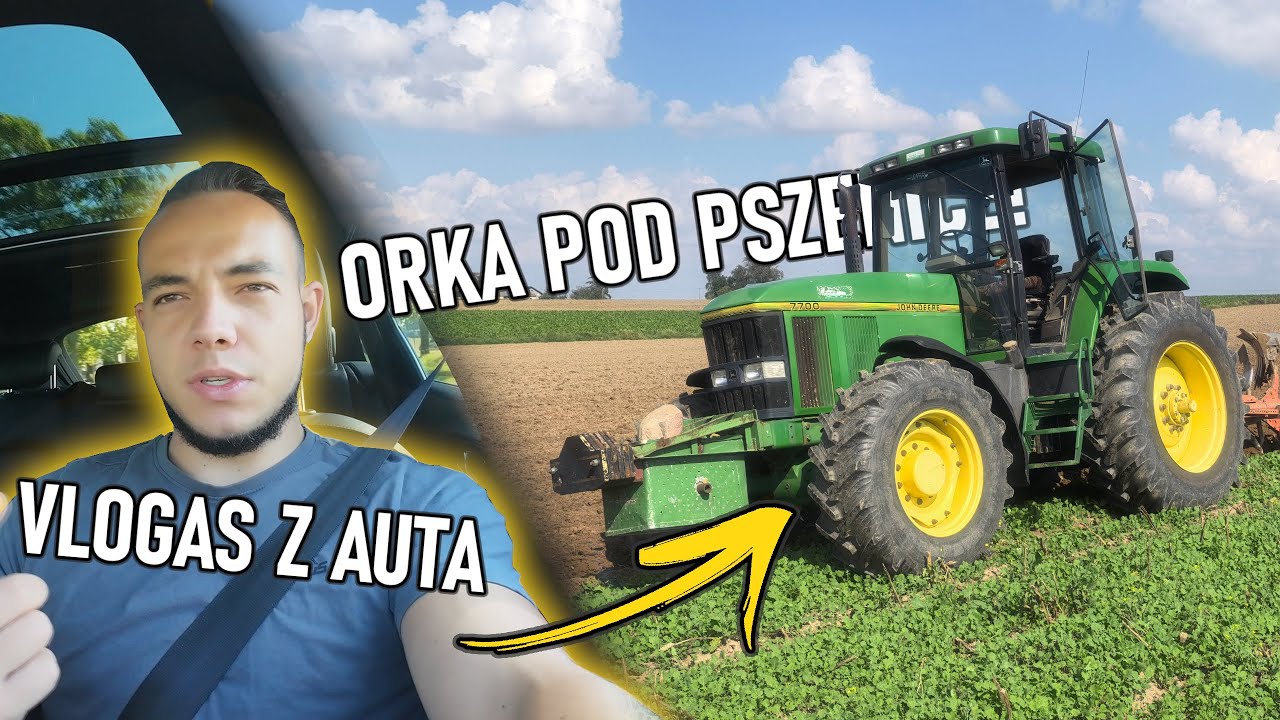 VLOGAS Z AUTA! 😍|| Orka pod zasiew pszenicy! || John Deere & Vogel Noot 😎 || DZIEŃ U JANKUSA #11