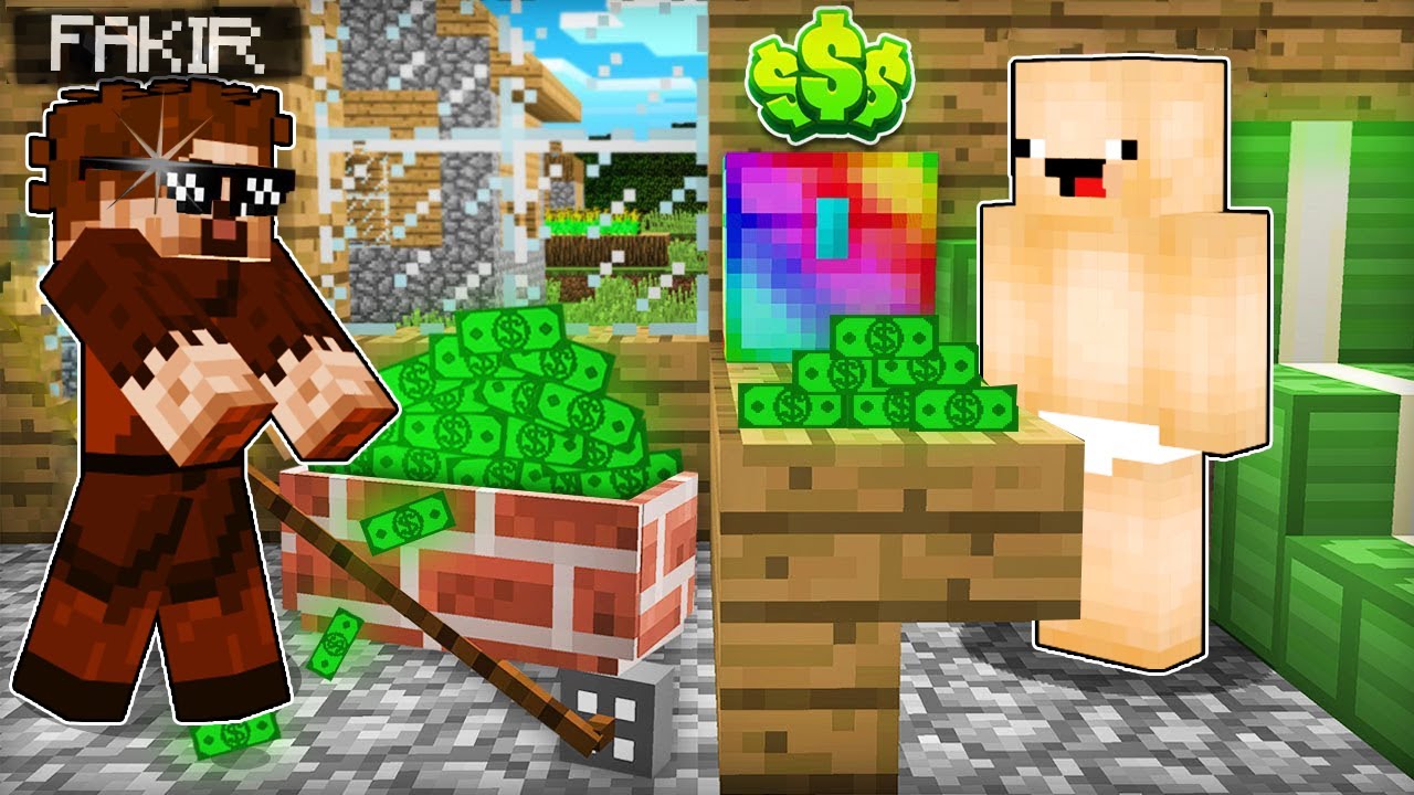 ZENGİN VS FAKİR #1 - Minecraft 