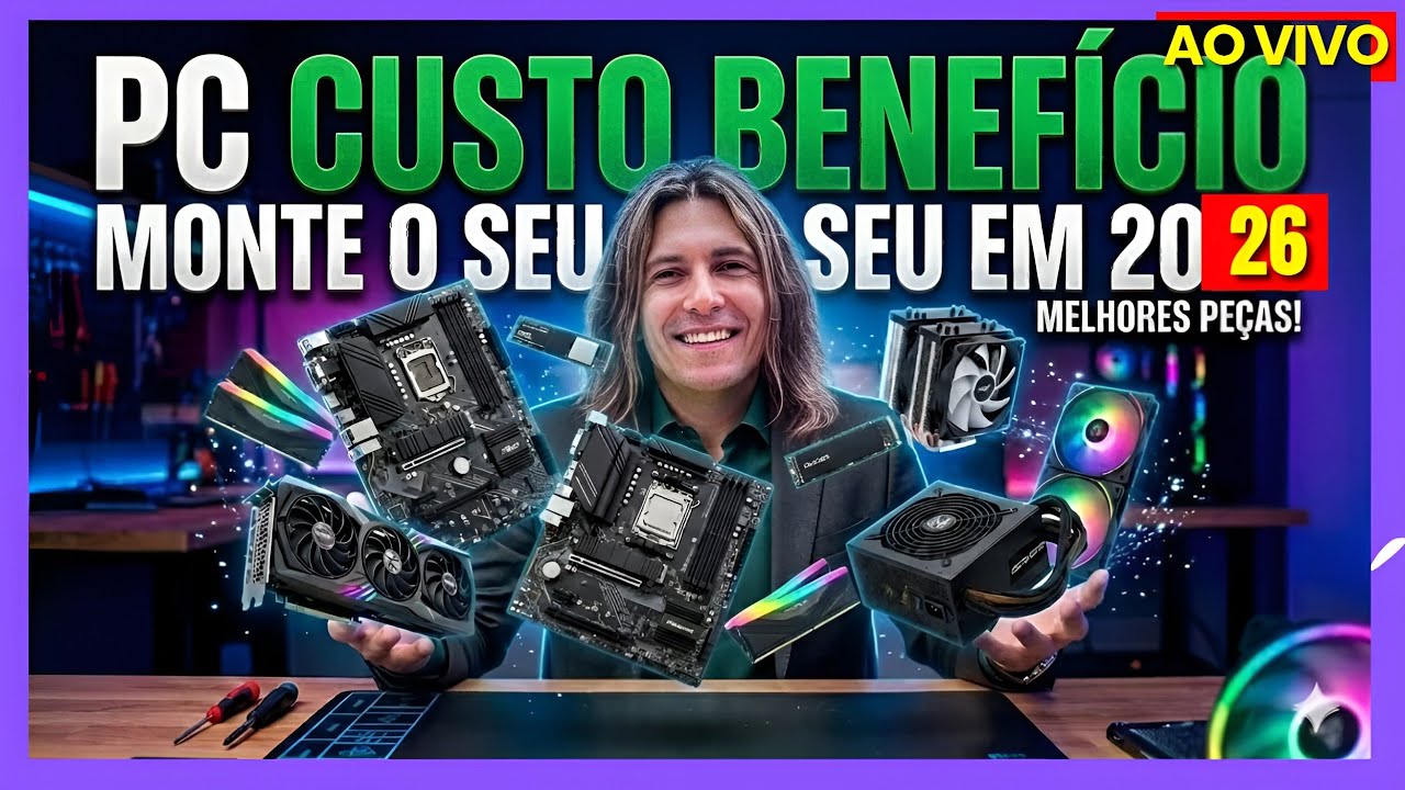 COMO MONTAR MELHOR PC PARA VOCE AO VIVO - TIRE SUAS DUVIDAS