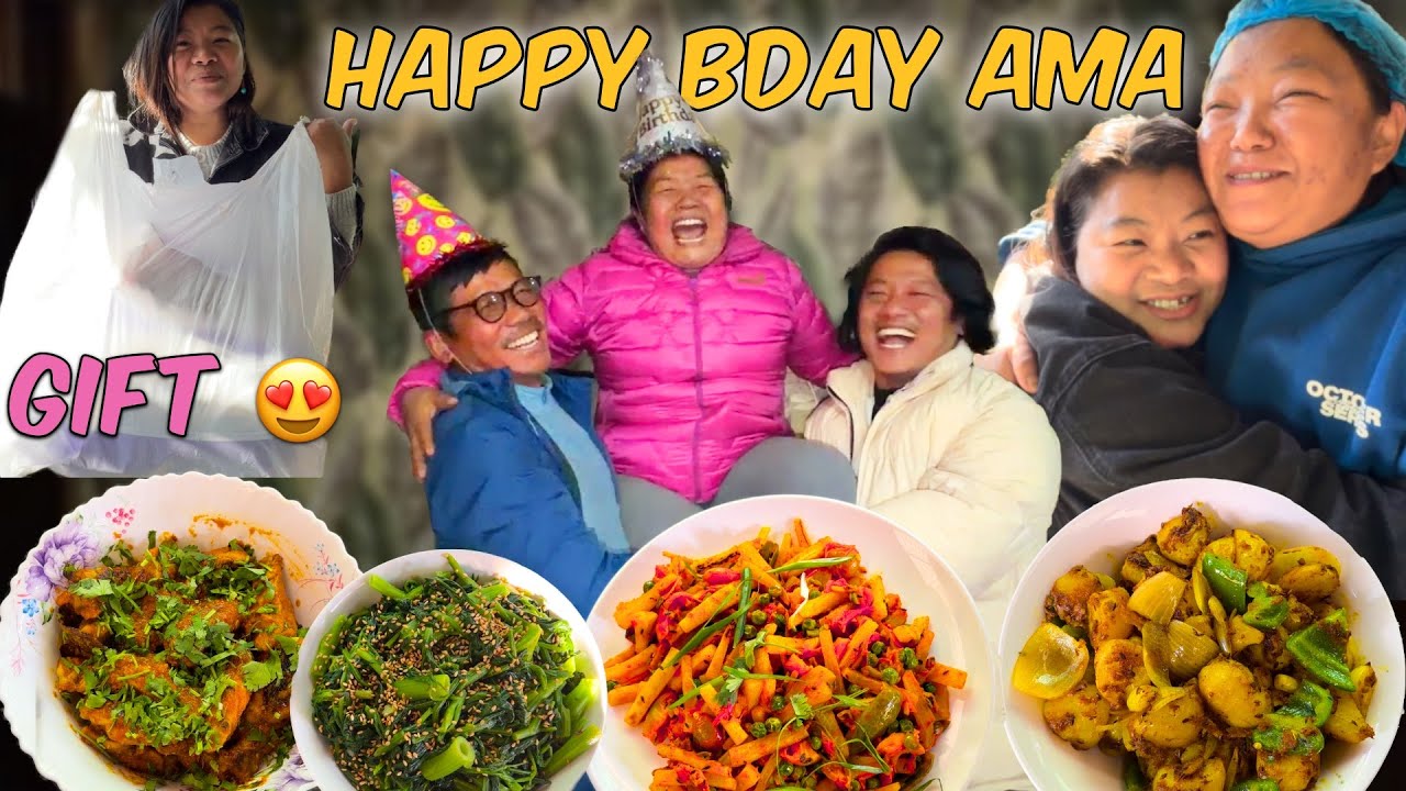 KHUKURI AMA KO BIRTHDAYYY 🎂!!!MUNA DD LE ETI DHERAI GIFT 🎁PARTYYYYY 🥳🥳🥳
