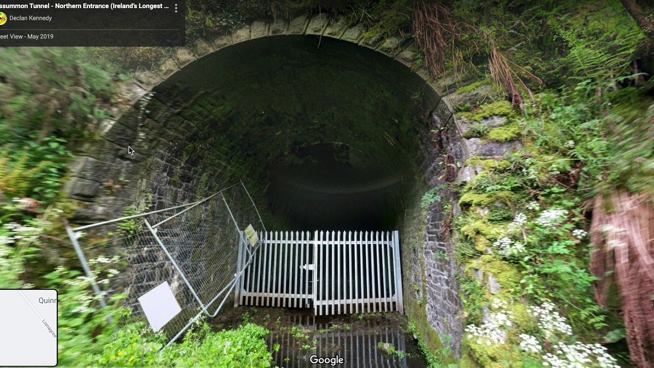 Tracing the Markethill-Newry railway line on Google satellite and street view