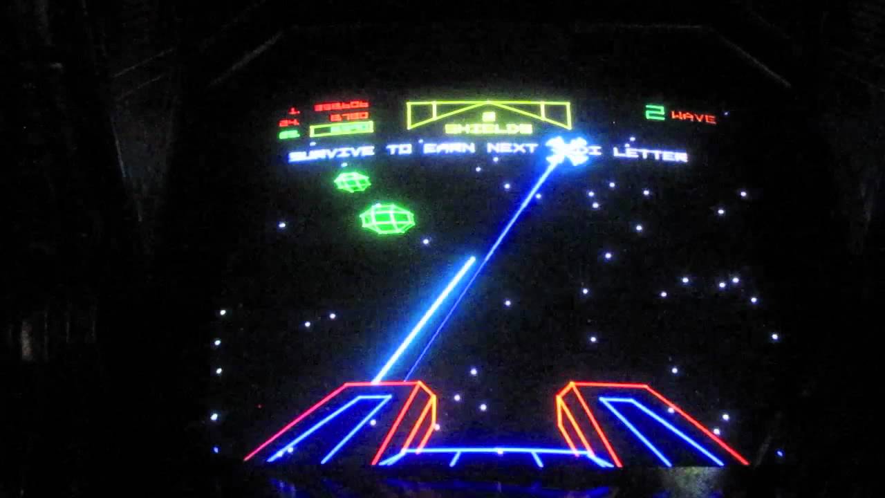 Atari The Empire Strikes Back Arcade Game Review - 1985