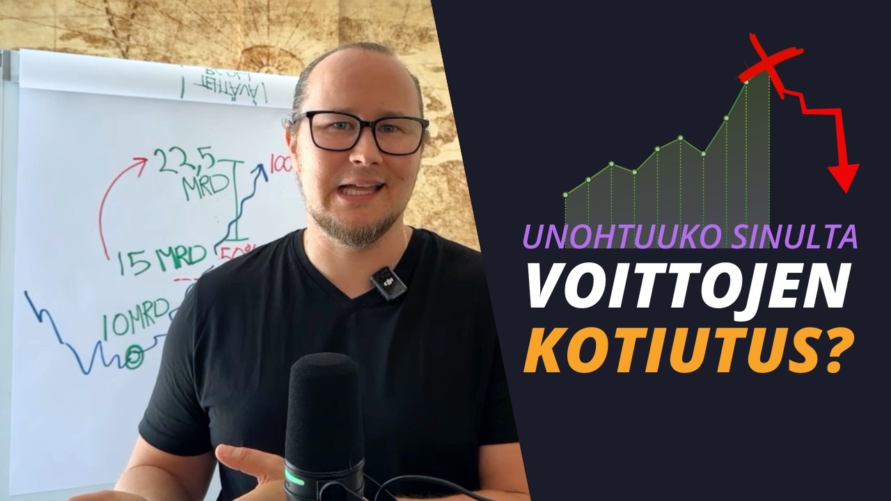 Etk&ouml; kotiuta sijoittamisen voittoja riitt&auml;v&auml;n aikaisin? (Katso t&auml;m&auml;)