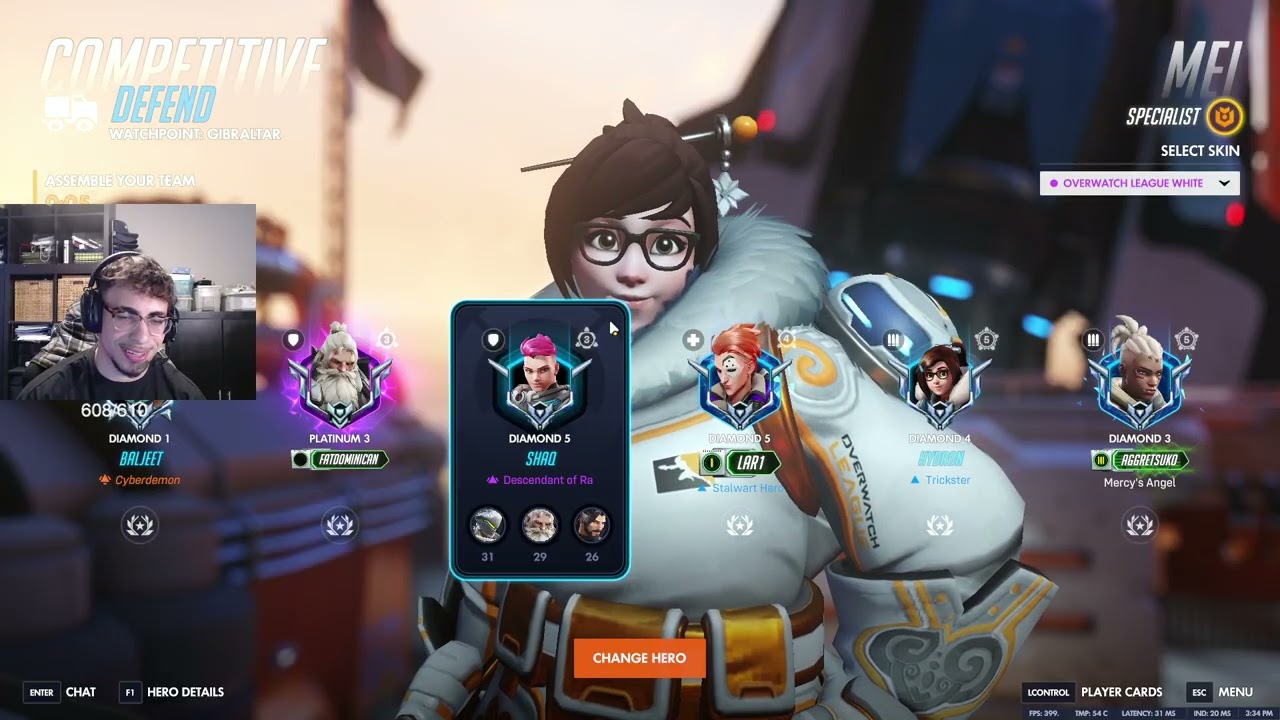 Мэй в 1 сезоне: профессиональный геймплей Гидрона - OVERWATCH 1 СЕЗОН