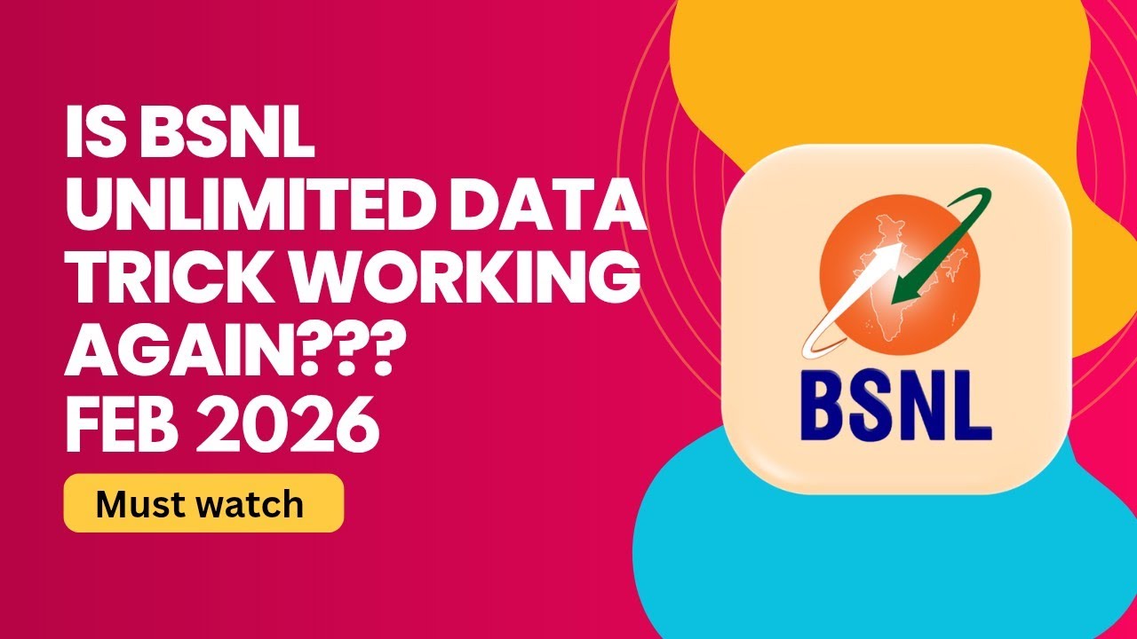 Is BSNL unlimited data trick working again? 