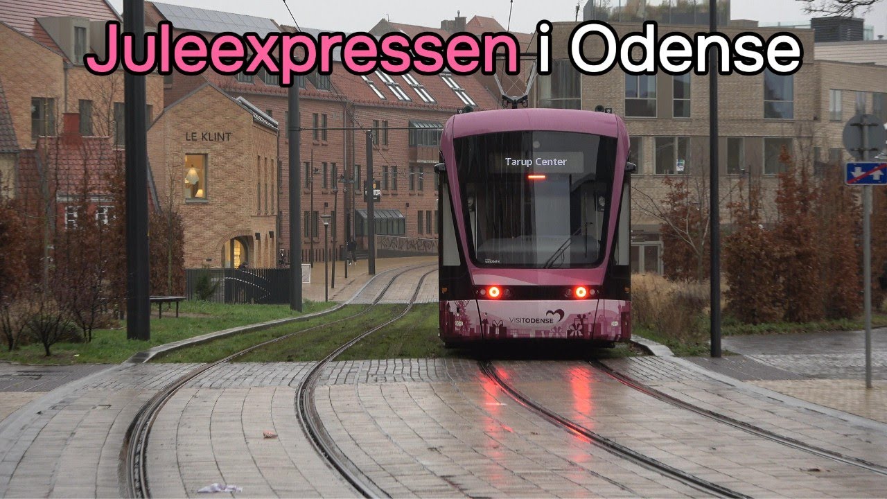 Kører i Juleexpressen i Odense