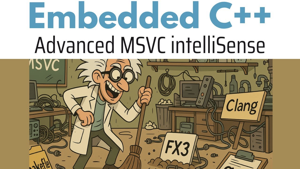 Embed++ 10d: Advanced intelliSense setup for MSVC's 
