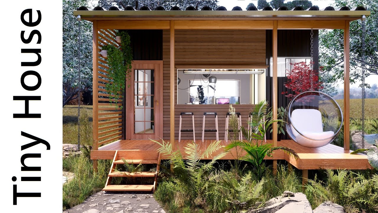Tiny House (5 x7 Meters) Small house - 35 sqm