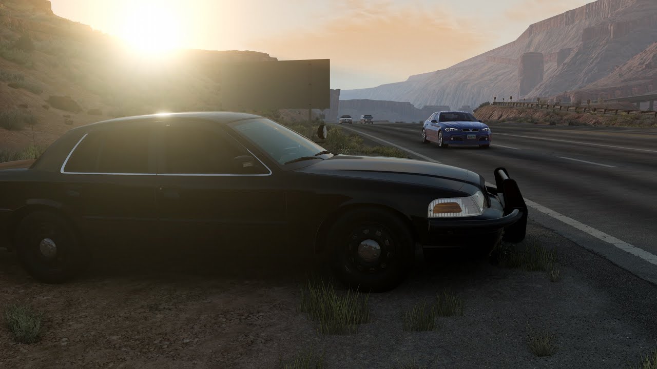 BeamNG. drive | AI Police | Crown Vic Mod | Pursuits & Pits