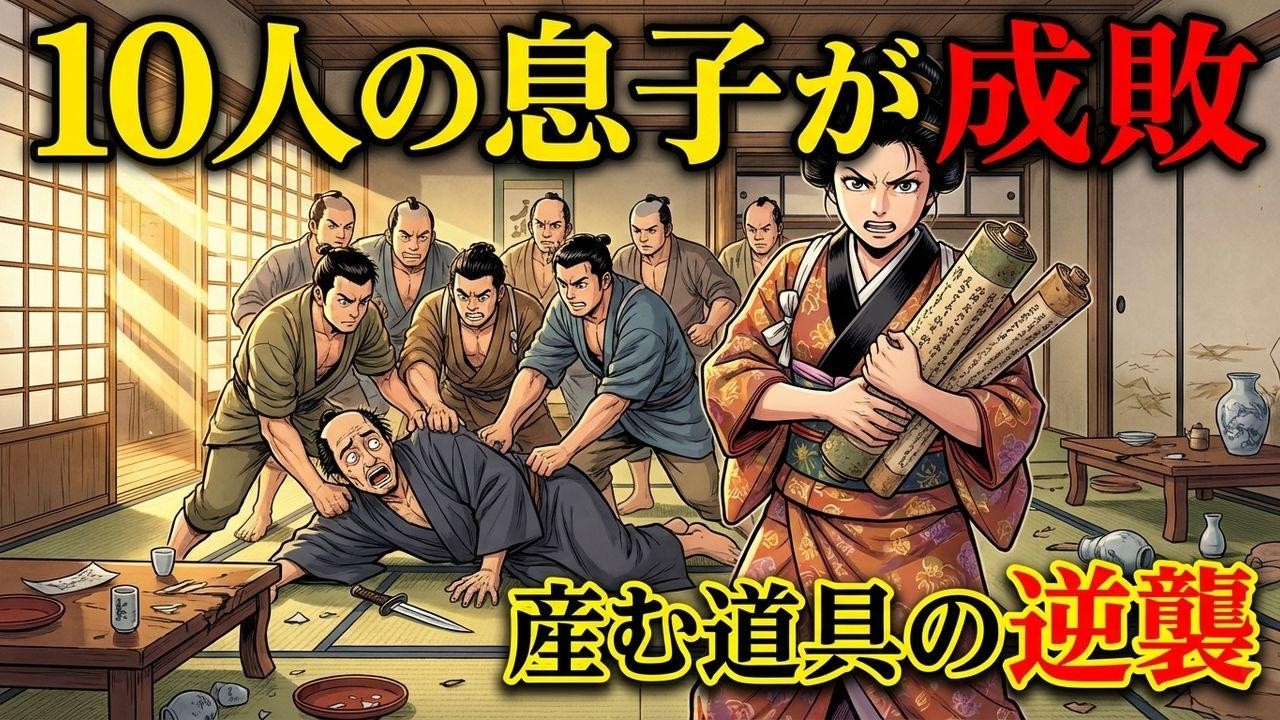 50両で売られた「道具」の逆襲！10人の息子が家を救う