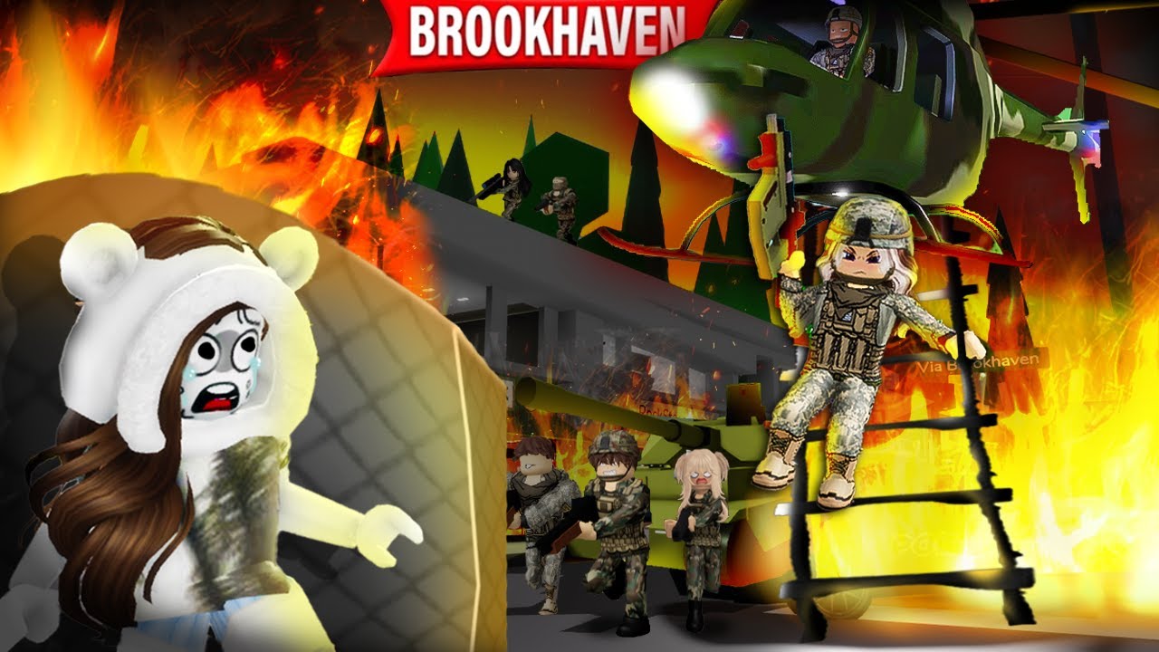 ТРЕВОГА! ВОЙНА В BROOKHAVEN: СПАСАТЕЛЬНАЯ МИССИЯ! ИГРОК В ОПАСНОСТИ НА ROBLOX!