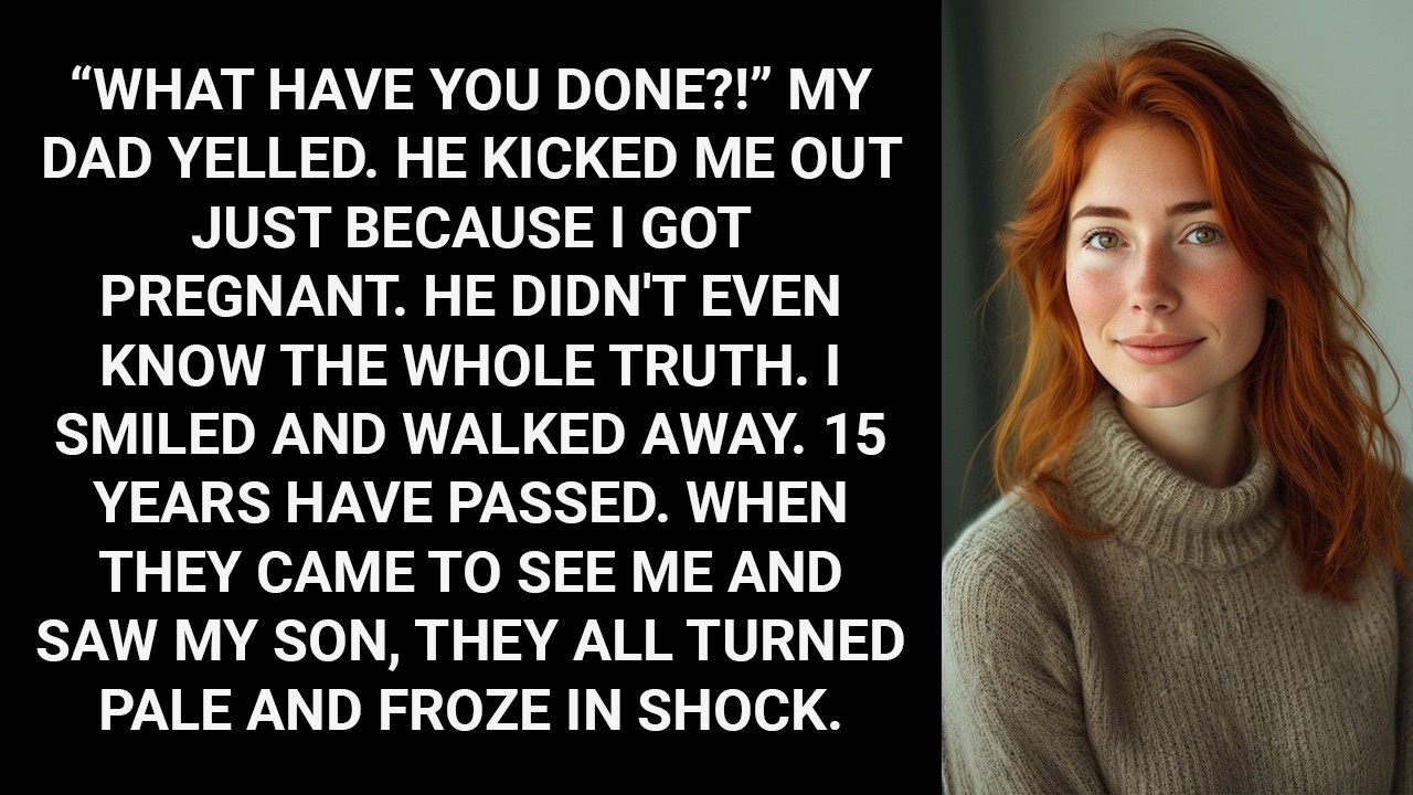 My dad kicked me out because of a secret. Fifteen years later, they came to me...