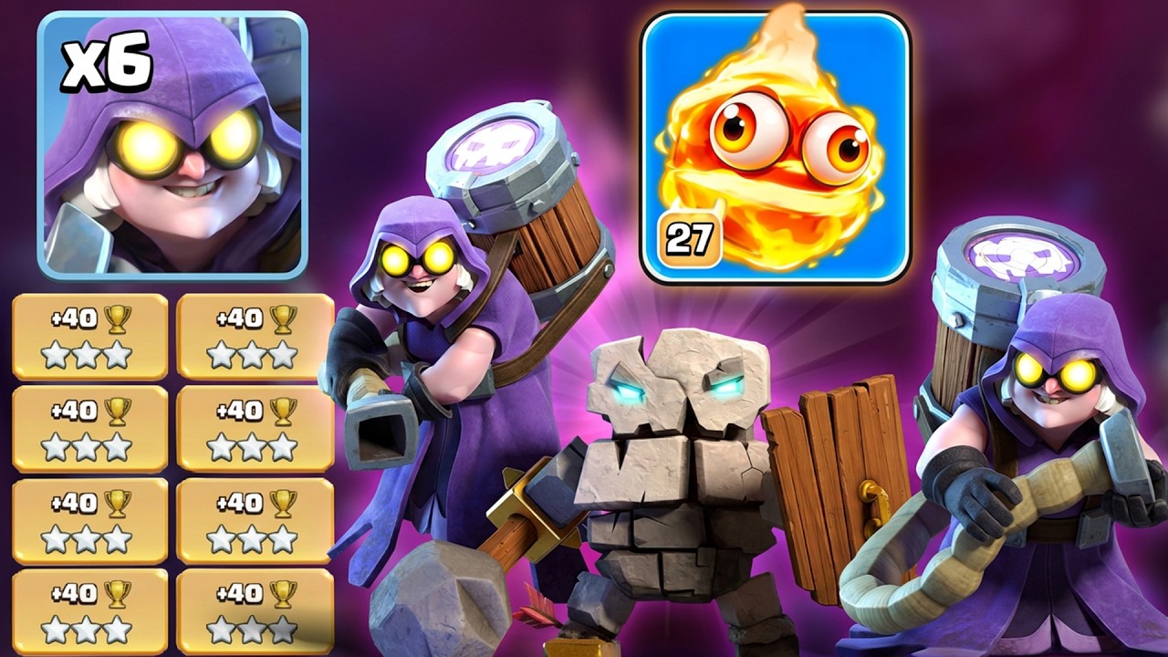 Fireball + Ruin Witch is the NEW INSANE! Legend1 Meta! | TH18 Attack Strategy | Clash of Clans