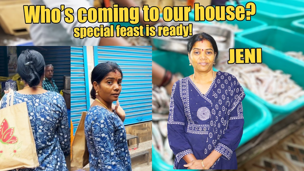 நம்ம வீட்டுக்கு யார் வர்றாங்க?//Special Feast Loading… 🍽️✨JENI