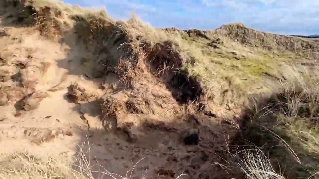 ##sky #clouds #aberffraw #walkwithme #blue #dunes #water #shadows 