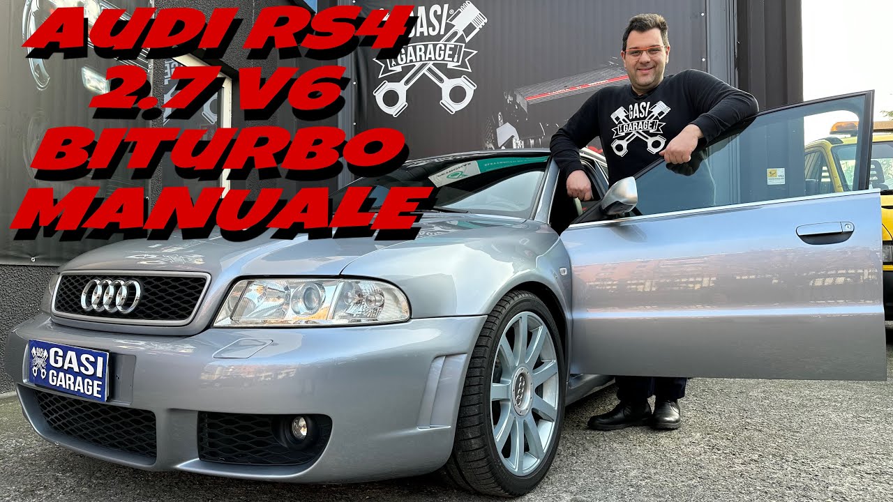 AUDI RS4 B5 380CV BITURBO! UN CANNONE..MA DA COLLEZIONE!