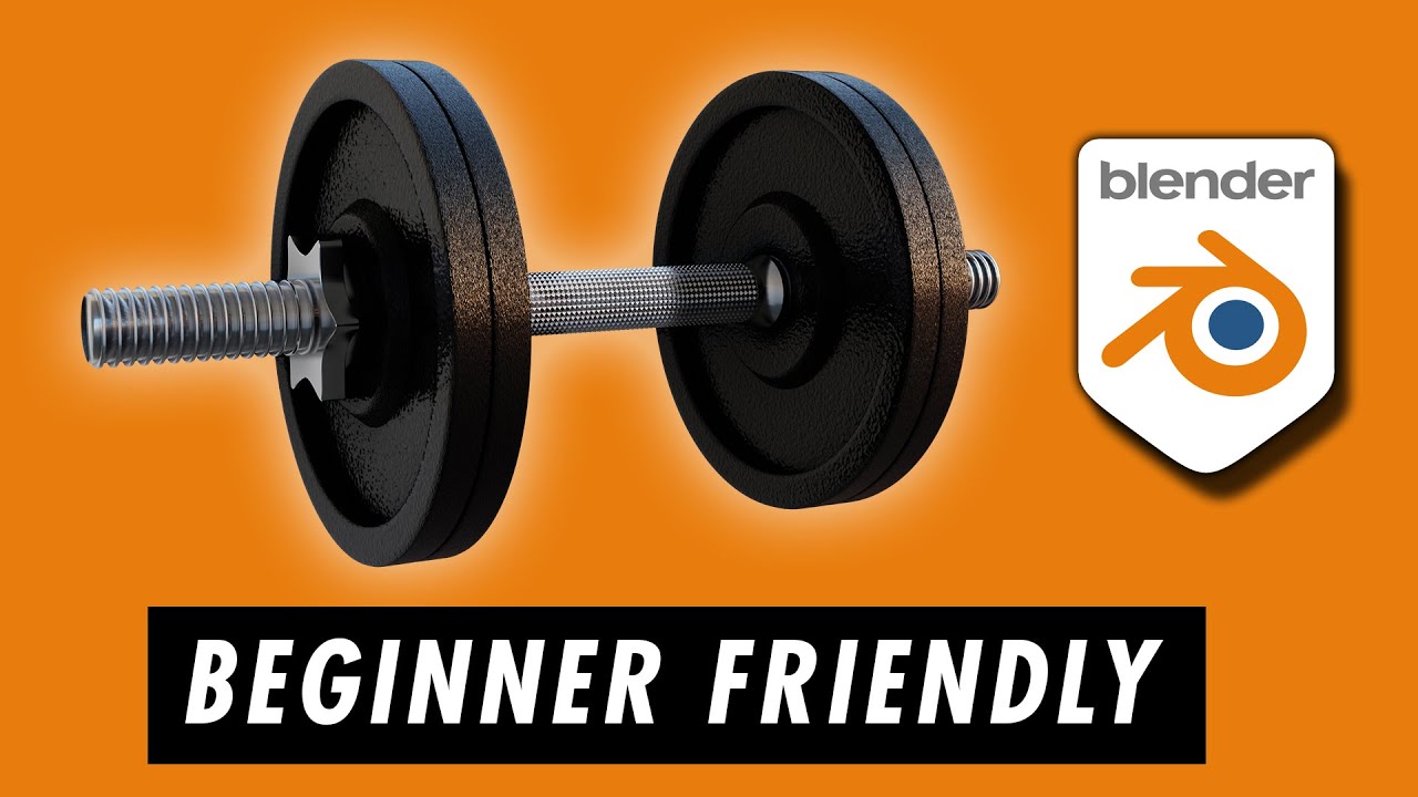 Blender 2.9 Tutorial: Dumbbell Weights