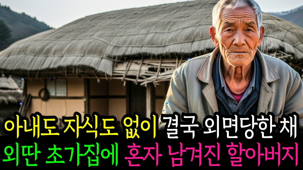 남겨진 시간, 혼자 견뎌온 하루들  [노후사연] [ 오디오북] [사연오디오] [ 감동사연]