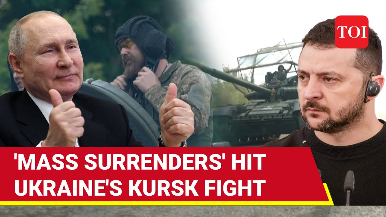 Moscow's Kursk Fire Forces 'Mass Surrender' By Ukrainian Soldiers Amid Heavy Fighting I Details