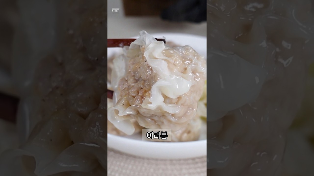 찜기 필요 없음! 돼지고기 4천원으로 딤섬 질릴때까지 먹는법! 