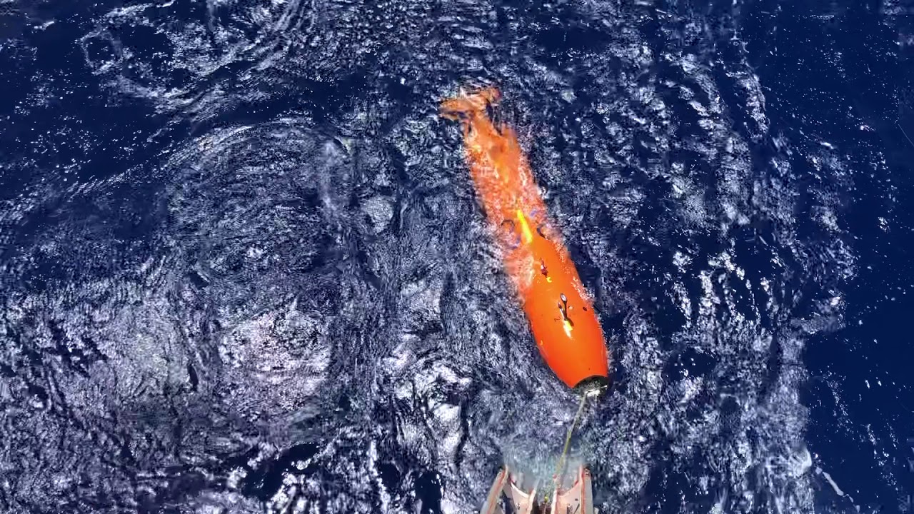 KM HUGIN 6000 AUV Recovery