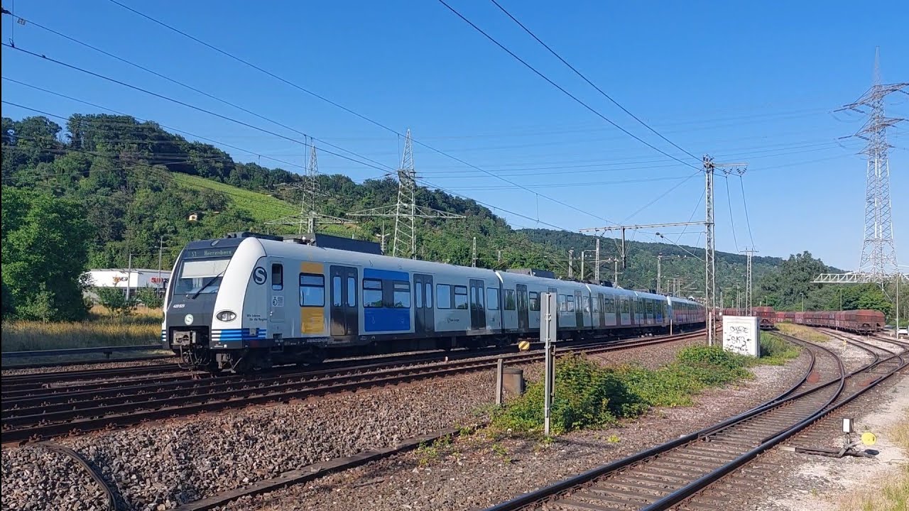 ICE3, ICE4, RailJet, DB Cargo, neu  lackierte S-Bahn, MRCE Vectron u.v.m. 13.06.2023 bei Plochingen