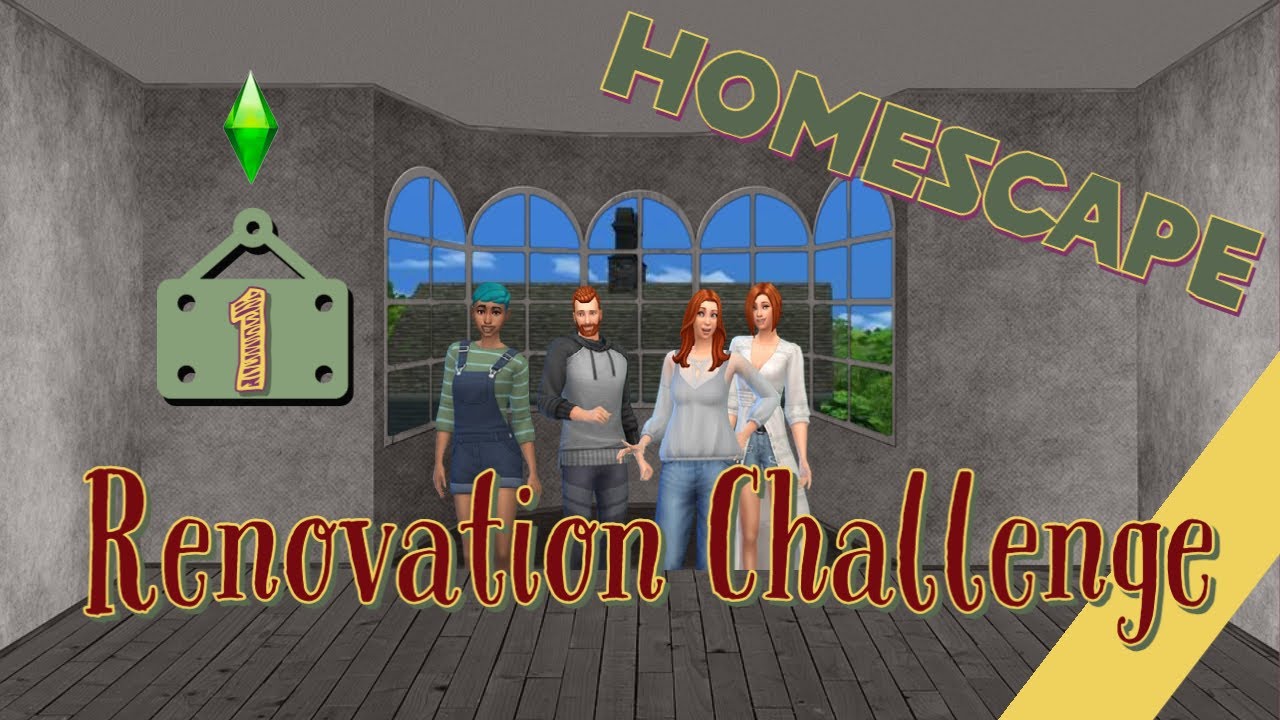 The Sims 4 | Homescapes Challenge | Ep 1 | Moving in!!!