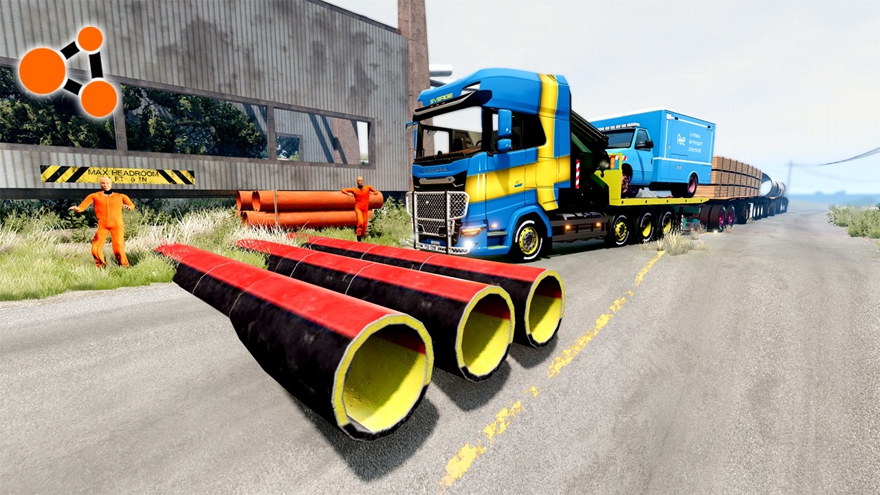 Trucks VS Road Challenge #14 🚚 BeamNG.drive | Beamng Crashes TV