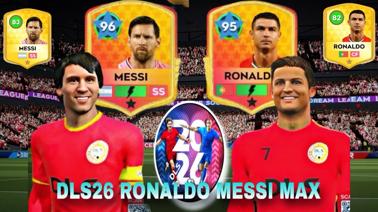 DLS26 L.MESSI AND C.RONALDO FULL MAX🔥🔥 SHOT 100/100.  CON 100/100.  TEXNIKA✅. CLAN HAQIDA MALUMOT…