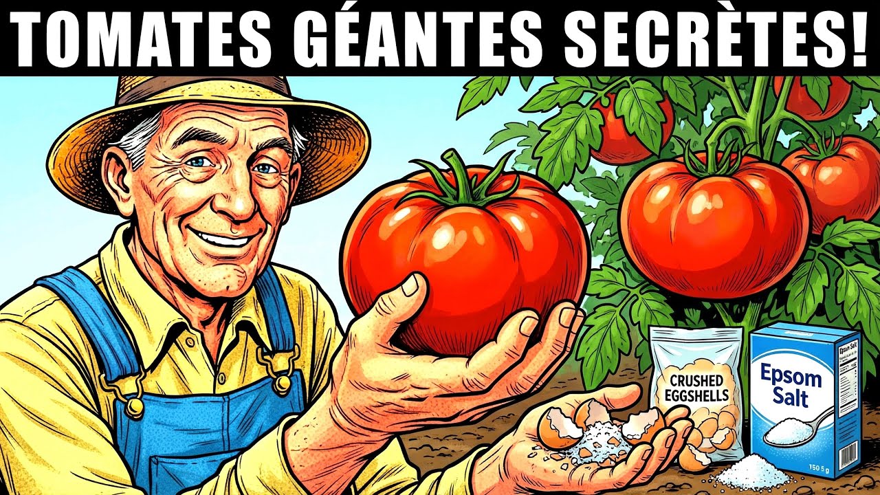 Ne Plantez Jamais Des Tomates Sans CECI (Des Fruits Plus Gros & Plus De Tomates À Chaque Fois..)