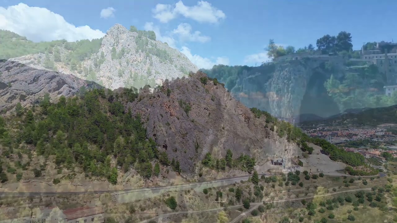 El Salt, Alcoy a vista de Dron