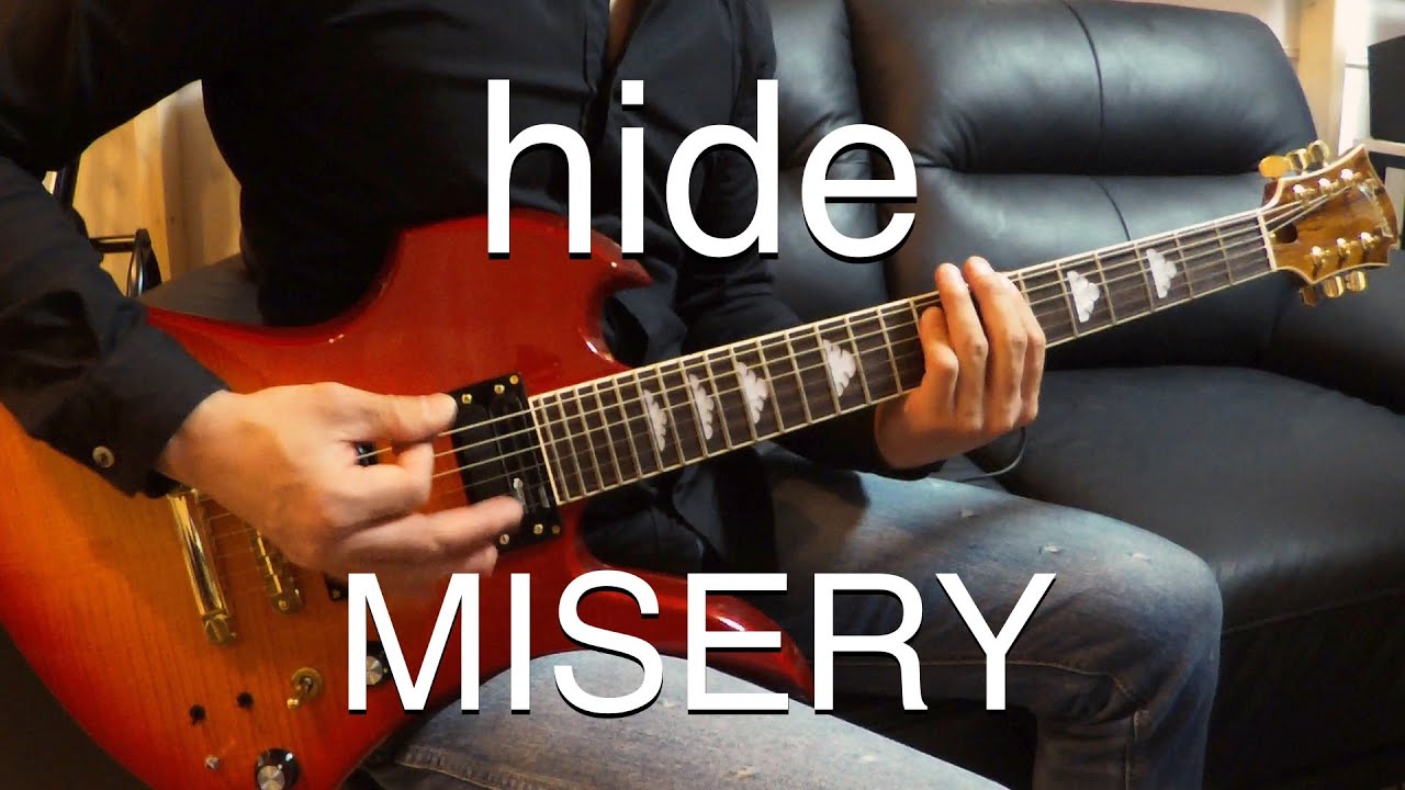 hide / MISERY (1996 Live Ver.) / Guitar Cover