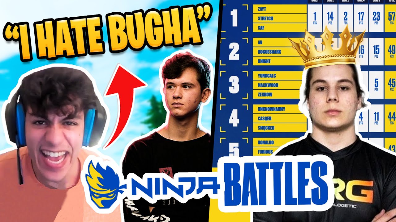 Ninja Battles Recap - Ronaldo and Clix HATE Bugha!? | Zayt, Saf and Stretch First Place