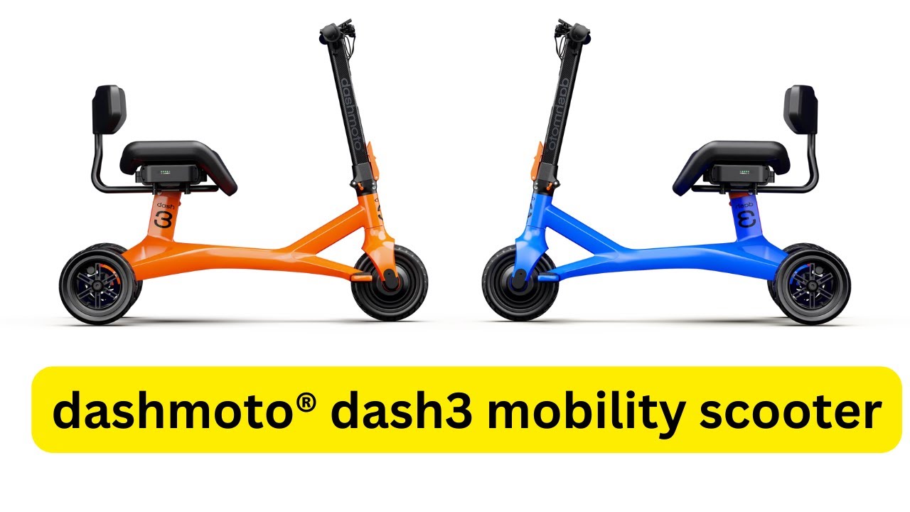Dashmoto Dash 3 Carbon Fiber High Performance mobility scooter @dashmoto