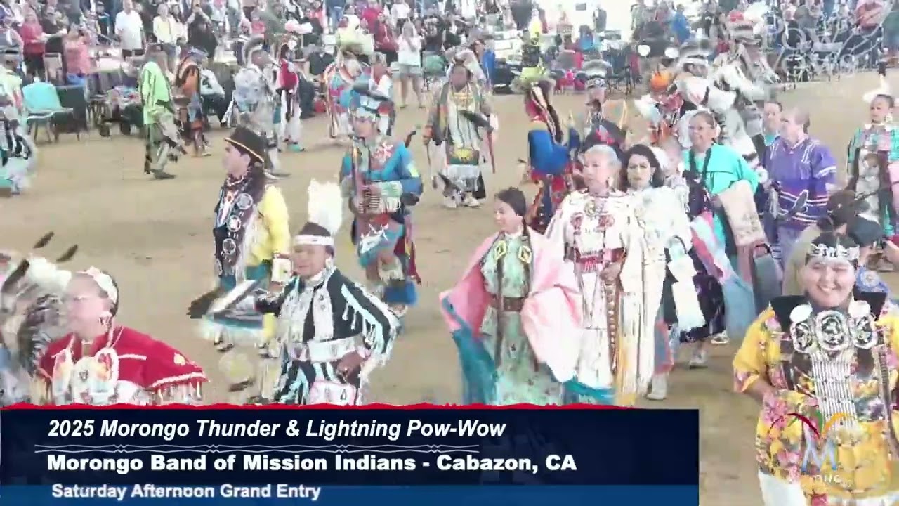 Торжественное открытие фестиваля Morongo Pow Wow 2025 в субботу - Powwows.com