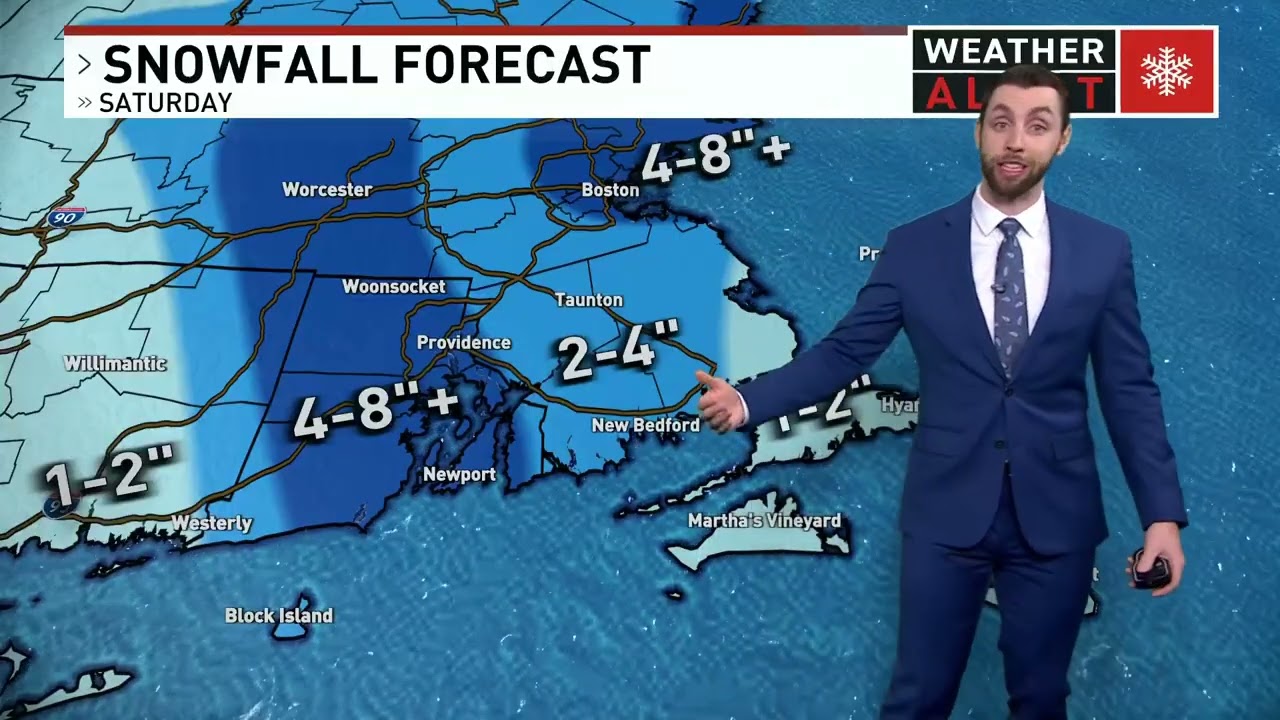 Snow intensity ramps up for some Saturday afternoon