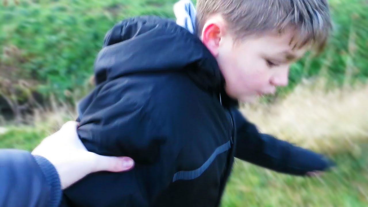 PUSHING JAMES IN A RIVER!