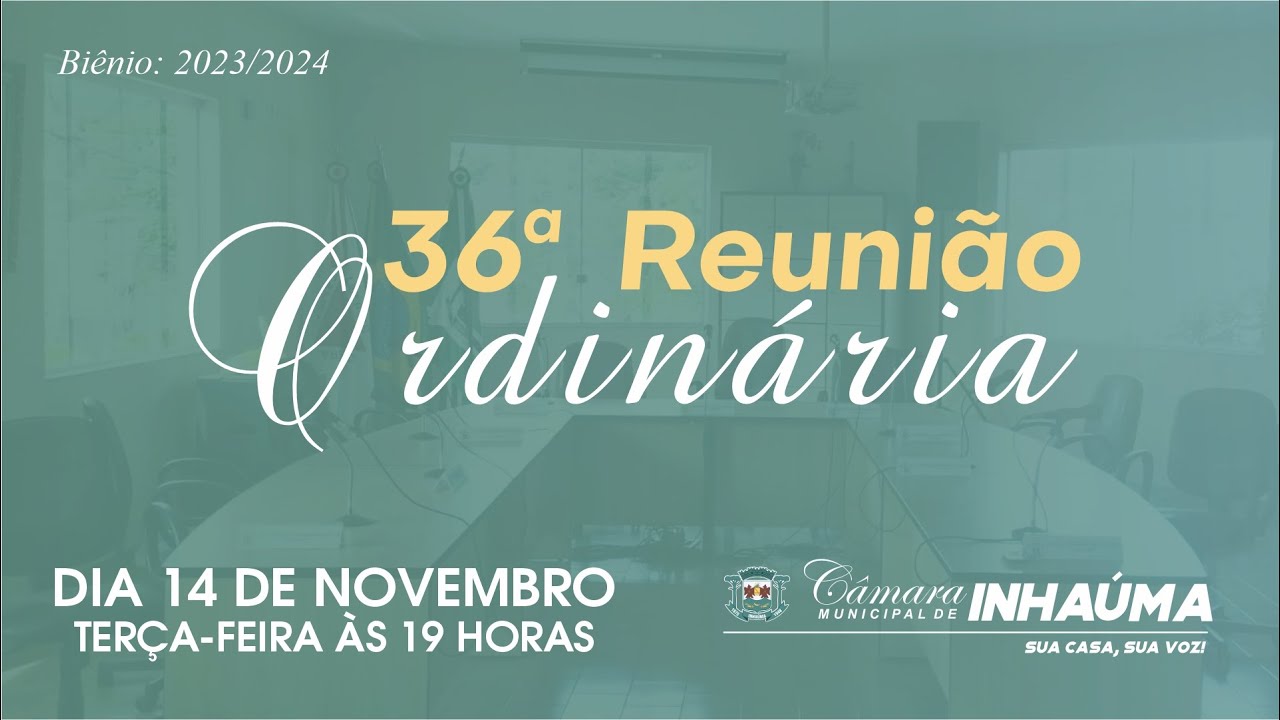 36ª Reunião Ordinária 14/11/2023