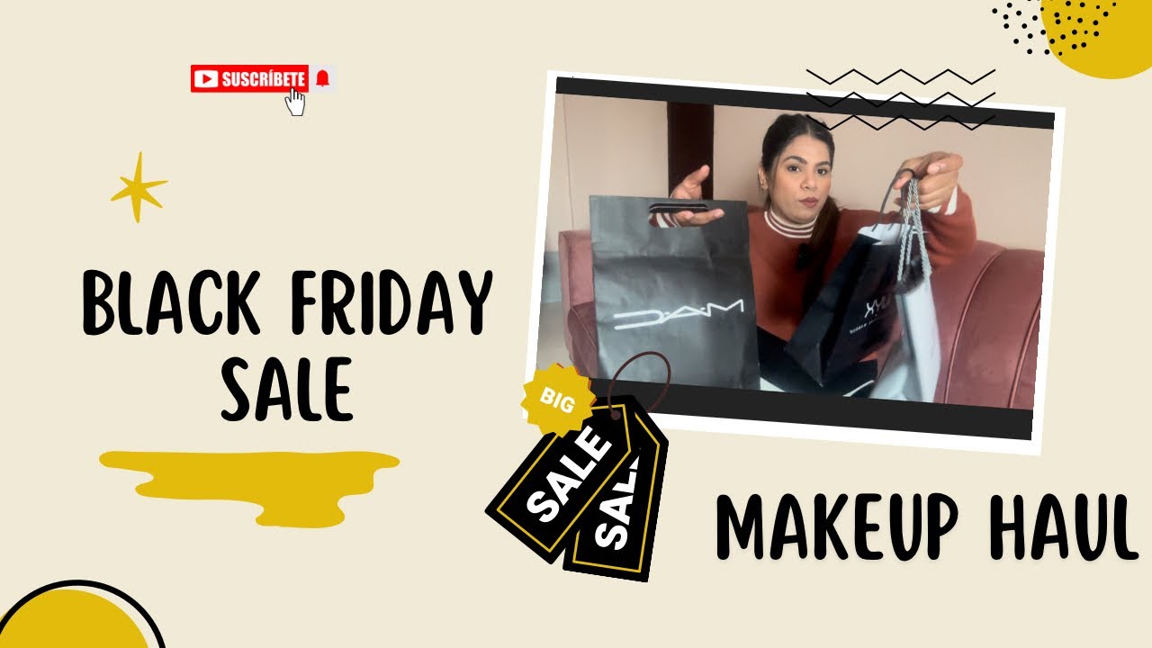Huge makeup haul luxury & drugstore/ Black|white Friday sale  in Kuwait 🛍️ #india #blackfriday #new 