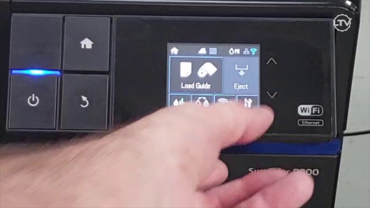 EPSON P800 Film Loading Settings