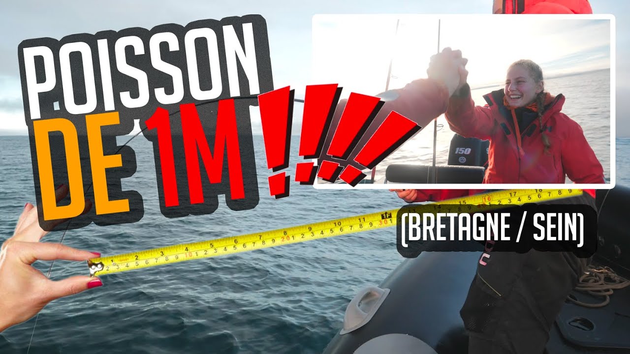 UN POISSON DE 1M EN MER ??? 🎣 RECORDS POUR GWEN 🏆 LIEUS, PAGRES, JULIENNES AUX LEURRES SOUPLE  ...
